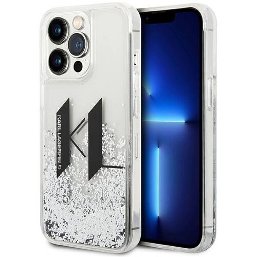 Karl Lagerfeld OVITEK LIQUID GLITER CASE ZA IPHONE 14 PRO SREBRN, (21899101) Cene
