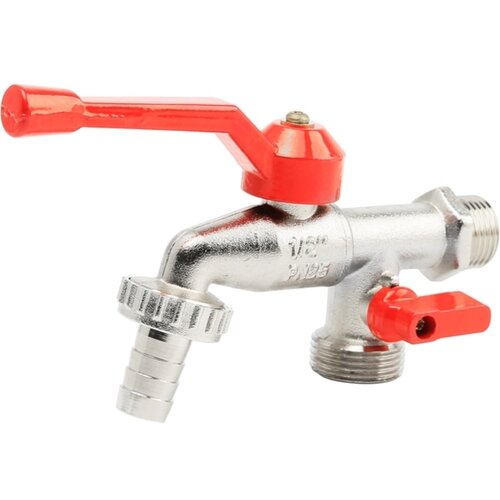 Magnum Slavina 1/2" sa ALU ručkom,dva izlaza 3/4" i metalnim priključkom za crevo 3190-1/2 Cene