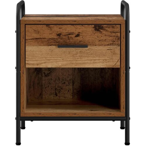  Noćni ormar Staro drvo 40 x 30 x 50 cm Konstruirano drvo - Staro drvo 1 Slike