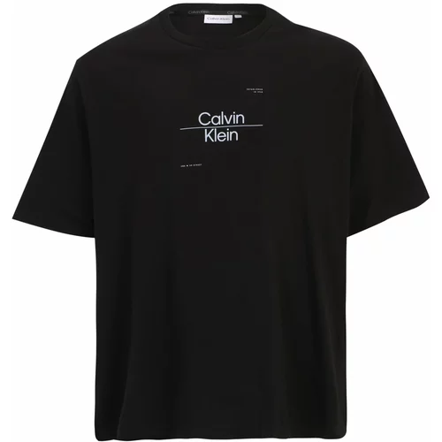 Calvin Klein Majica črna / bela