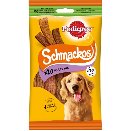 Pedigree Schmackos prigrizki za pse - 144 g, 3 sorte (20 kosov) Cijene