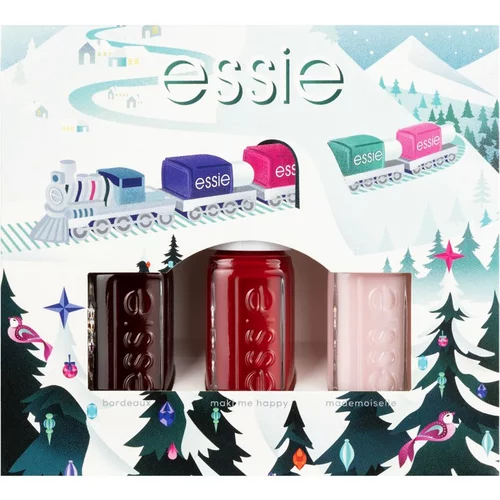 Essie Nail Polish Christmas Mini Trio Pack lak za nohte 15 ml