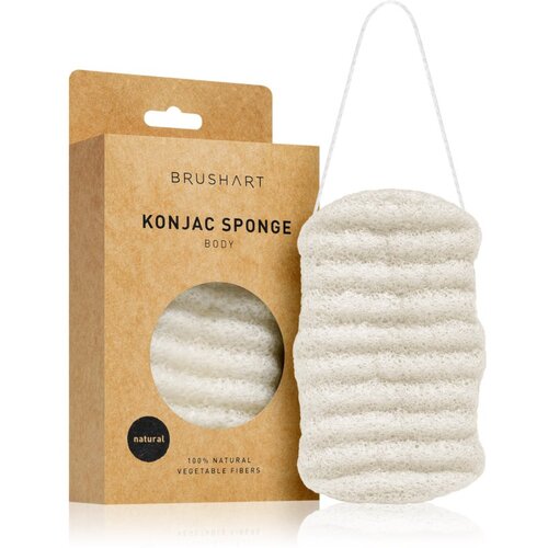 BrushArt Home Salon Konjac sponge nežna eksfoliacijska gobica za telo Natural Cene
