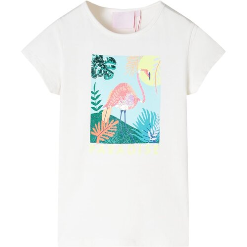 vidaXL Dječja majica prljavo bijela boja 92 Cijene