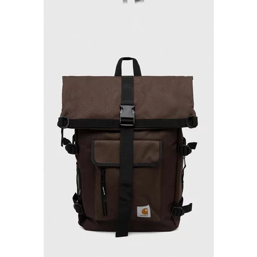 Carhartt WIP Ruksak Philis Backpack boja: smeđa, veliki, bez uzorka, I031575.47XX