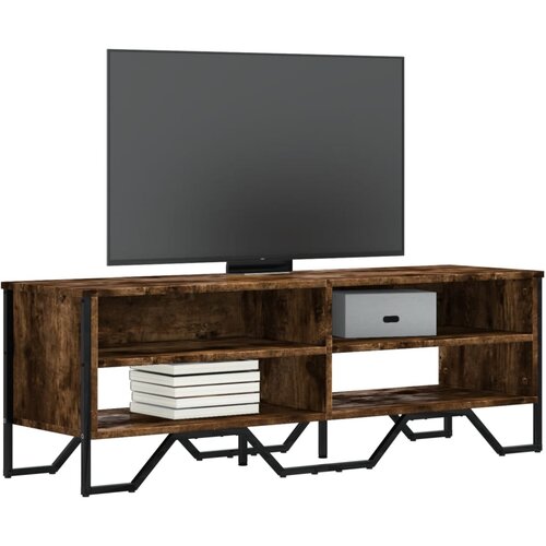  The Living Store TV omarica dimljeni hrast 122x34x41 cm inženirski les - TV Omarica, (21508308) Cene
