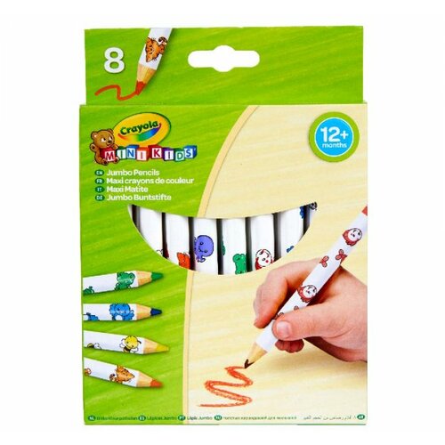 Crayola džambo olovke 8 kom drvena bojica Slike