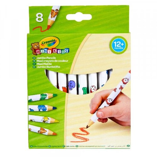 Crayola Mini Kids - Barvice Maxi, 8 kosov Slike