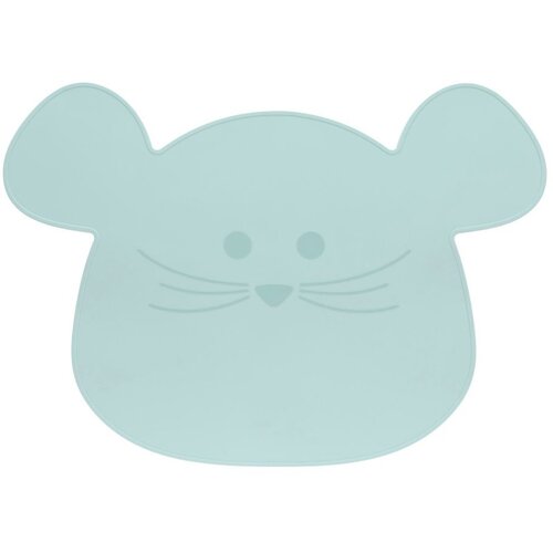 L&amp;auml;ssig silikonski podložak Little Chums Mouse plavi Slike