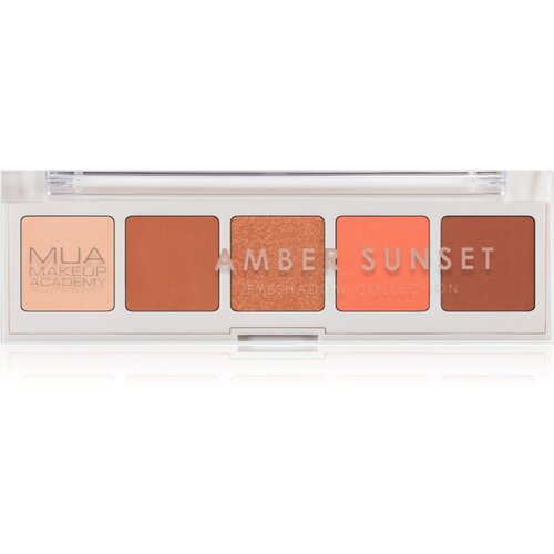MUA Makeup Academy Professional 5 Shade Palette paleta senčil za oči odtenek Amber Sunset 3,8 g Cene