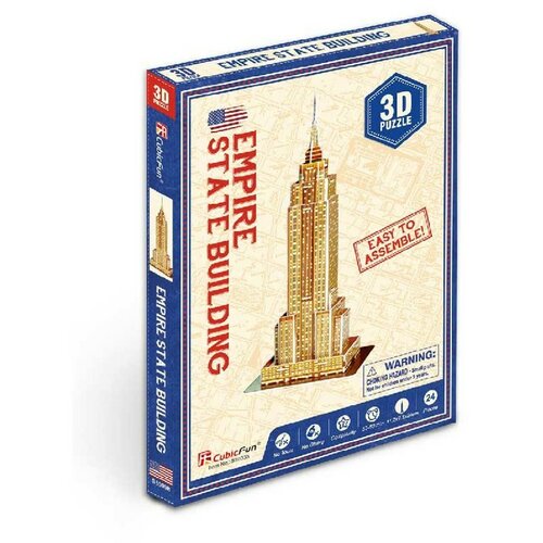 Cubic Fun puzzle 3D empire state building s Slike