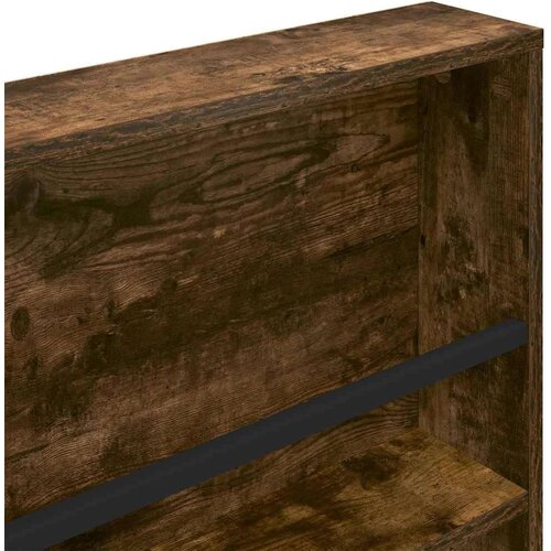 Polica za časopise Zidne 2 pcs Dimljeni hrast 80 x 12 x 70 cm Slike
