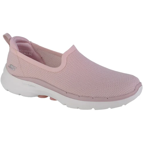 Skechers Nizke superge Go Walk 6 - Clear Virtue Rožnata