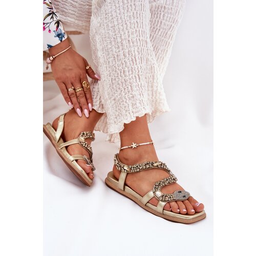 ARTIKER Women Sandals With Decoration Snake Eco Leather Cene