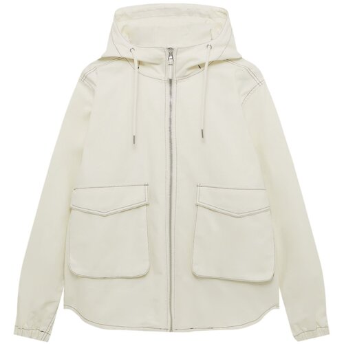 Pull&amp;amp;Bear Prehodna jakna bela Slike