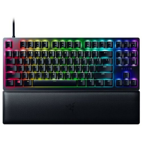 Razer huntsman V2 tenkeyless gaming keyboard - clicky purple switch RZ03-03940300-R3M1 Slike