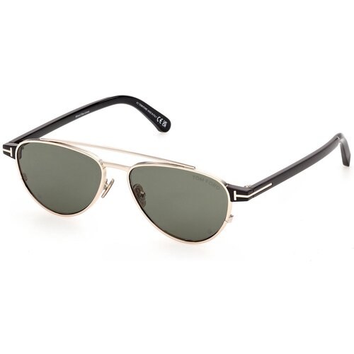 Tom Ford FT1361 28N ONE SIZE (55) Zlata/Zelena Slike