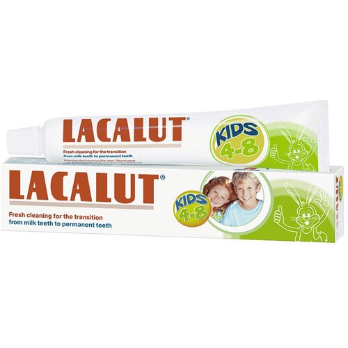 Lacalut kids 4 - 8 god dečija pasta za zube 50ml Slike