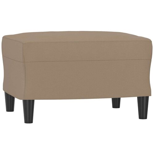  3-dijelni set sofa s jastucima boja cappuccina od umjetne kože Slike