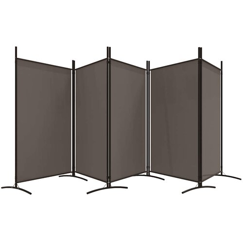  pregrada s 5 panela antracit 433x180 cm od tkanine Slike