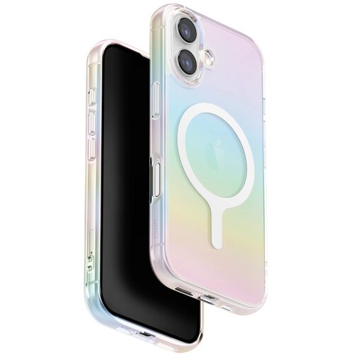 Uniq IRIDESCIA OVITEK ZA IPHONE 17 MAGSAFE MAGCLICK POLNILNI FIKSNI OVITEK, (5000299768) Slike