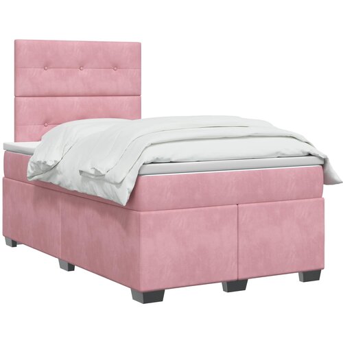  Boxspring krevet s madracem Ružičasta 120 x 190 cm Bar&amp;scaron;un Slike