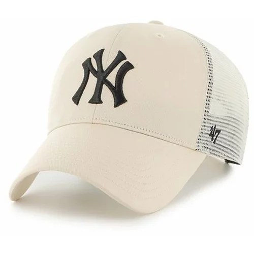 47 Brand Kapa Mlb New York Yankees boja: bež, s aplikacijom