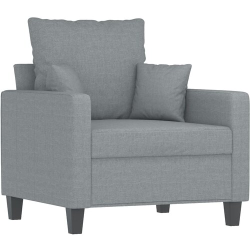 VidaXL Fotelj svetlo siv 60 cm blago, (20910101) Slike