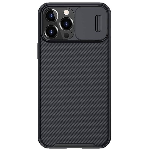 Nillkin Maska za telefon Cam Shield Pro za iPhone 14 Pro crna Slike