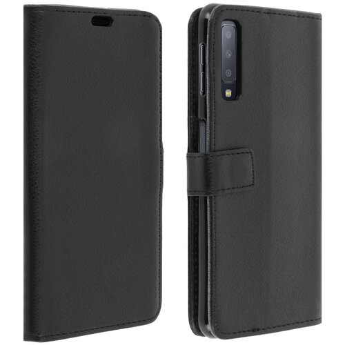 AVIZAR folio etui za denarnico in stojalo za video, zrnat ucinek - crna str. samsung galaxy A7 2018, (20615812) Cene