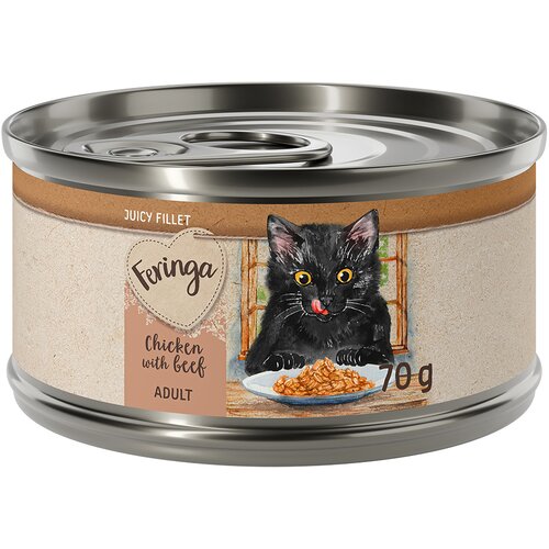 Feringa Ekonomično pakiranje Juicy Fillet 24 x 70 g - Piletina s govedinom Cijene