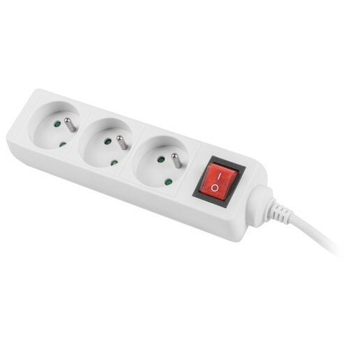 Lanberg POWER STRIP 3M WHITE, 3X 230V PL, WITH SWITCH Cijene