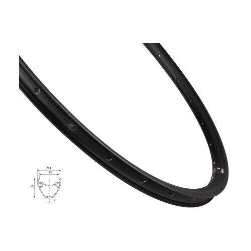  Felga mach1 pulse gravel disc 622x23, 28h, crna ( 701875 ) Cene