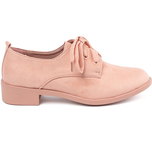 SEASTAR Light pink lace-up shoes Slike