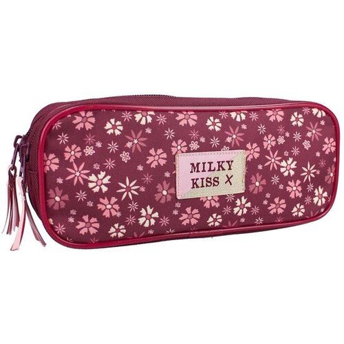 Vadobag Prazna pernica sa dve pregrade Milky kiss wild bliss/ crvena Cene