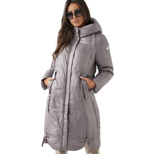 Pri Long elegant women's winter coat insulated delicate sheen REGINA Cene