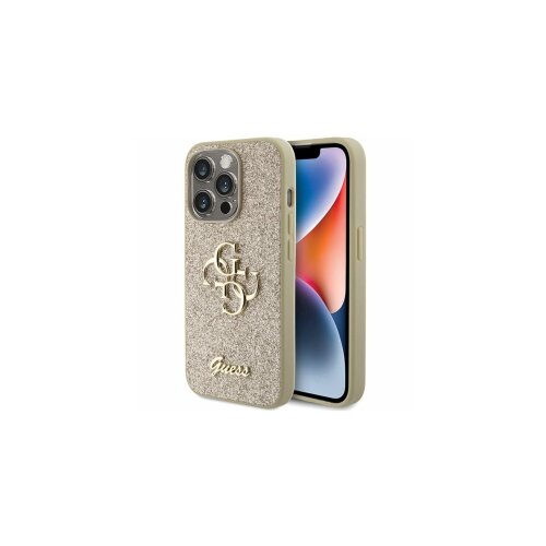  ORIGINALNA TORBICA GUESS HARDCASE GLITTER SCRIPT BIG 4G GUHCP15XHG4SGD ZA IPHONE 15 PRO MAX ZLATNA Cijene