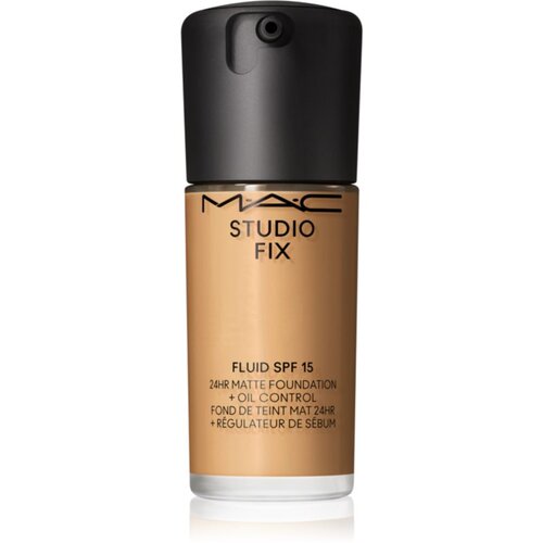 MAC Cosmetics Studio Fix Fluid SPF 15 24HR Matte Foundation + Oil Control matirajoči tekoči puder SPF 15 odtenek NC38 30 ml Slike