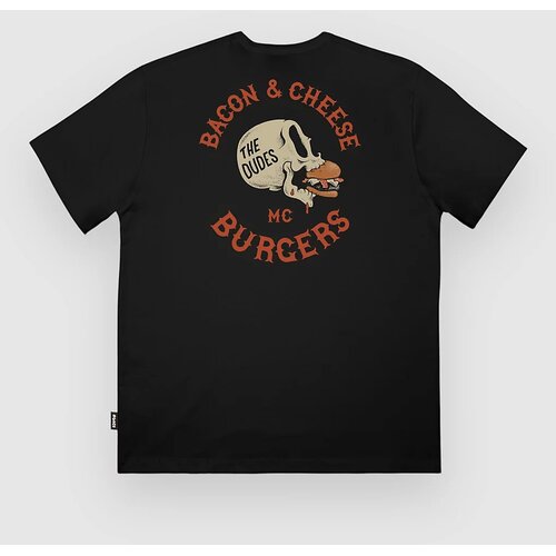 The Dudes Bacon & Cheese Classic T-shirt black Cene