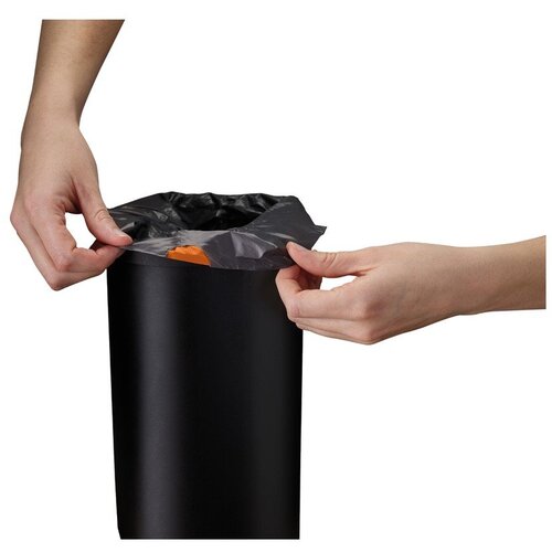 Joseph Joseph Mat črn jeklen ko&amp;scaron; za smeti s pedalom 5 l EasyStore Luxe &amp;ndash; Slike