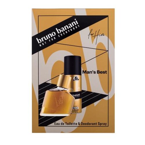 Bruno Banani Man&amp;acute;s Best Set toaletna voda 30 ml + deodorant 50 ml za mo&amp;scaron;ke Slike