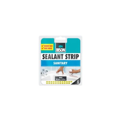 Bison sanitarna samoljepljiva traka bijela Sealant strip Cijene