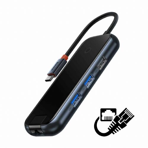 Baseus priklopna postaja USB 3.0 TipC 5v1 siv WKJZ010113 Cene