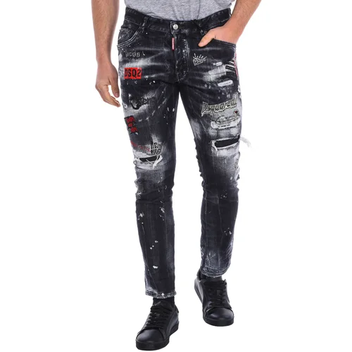 Dsquared Hlače S71LB0973-S30503-900 Siva