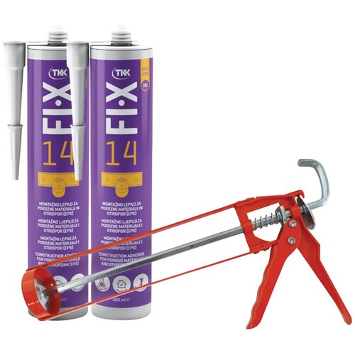 FIX montažno ljepilo + pi&amp;scaron;tolj (300 ml) Slike