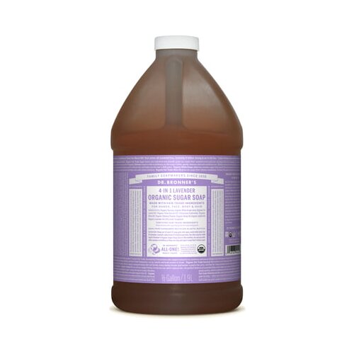 DR. BRONNER&amp;#039;S &amp;Scaron;ećerni sapun sa lavandom - 1,90 l Slike