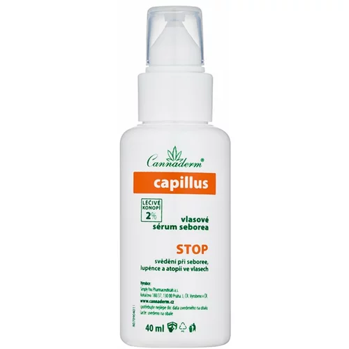 Cannaderm Capillus Seborea Hair Serum aktivni serum za suho in srbeče lasišče 40 ml