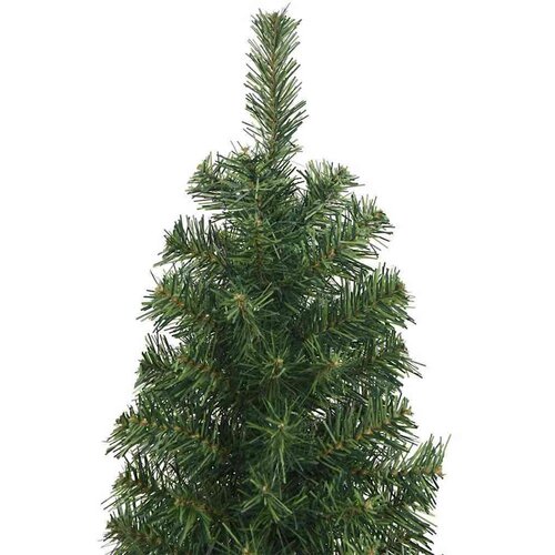 VidaXL Mr&amp;scaron;avo božićno drvce Zelena 48 x 48 x 180 cm Plastika i metal Slike