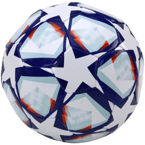 Nogometna lopta Star Pattern - bijelo/plava - (veličina 5) Slike
