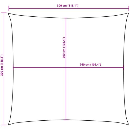  Jedro protiv sunca od tkanine četvrtasto 3 x 3 m smeđe-sivo Slike